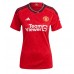 Camisa de Futebol Manchester United Luke Shaw #23 Equipamento Principal Mulheres 2023-24 Manga Curta